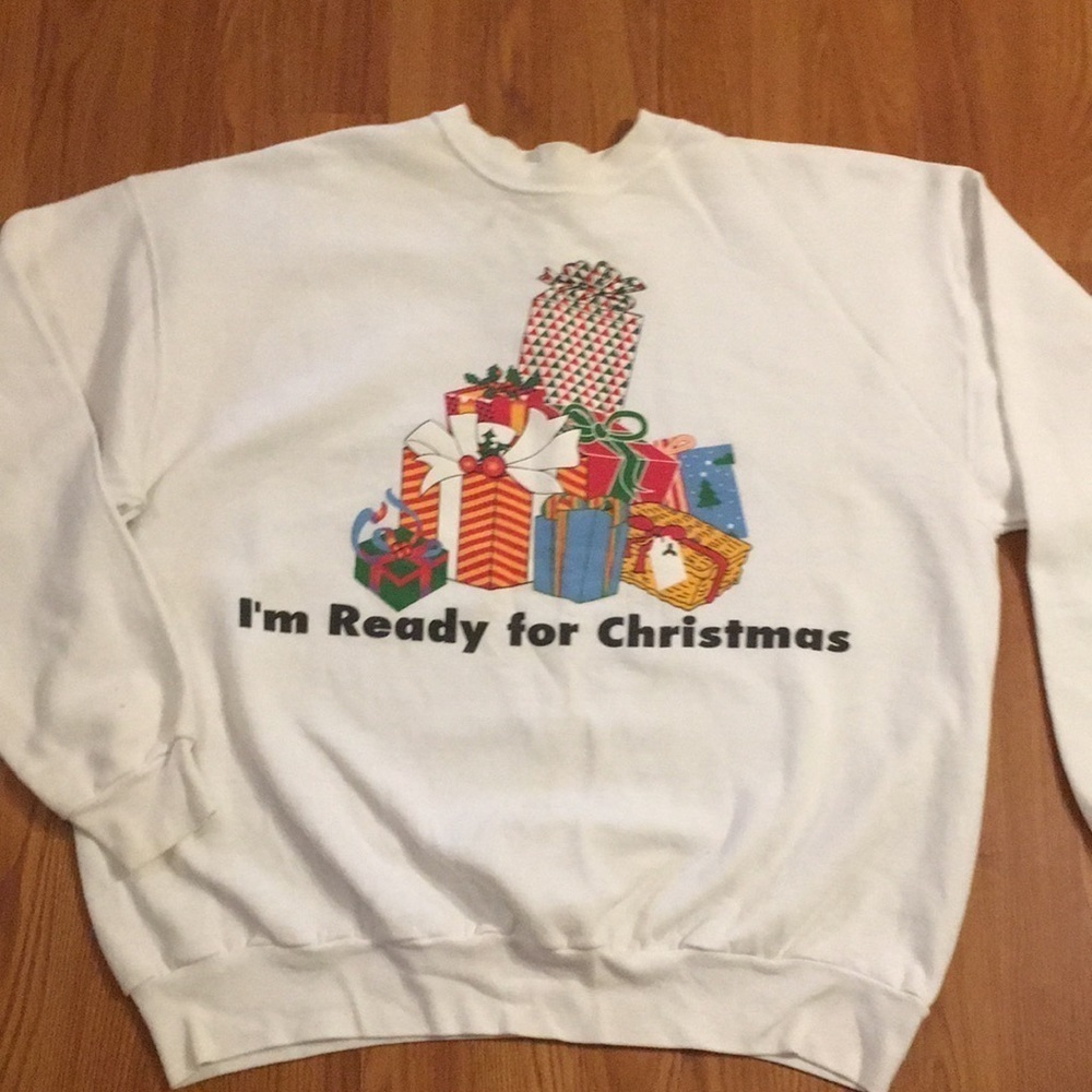 Christmas Sweat shirt size XL (AF)